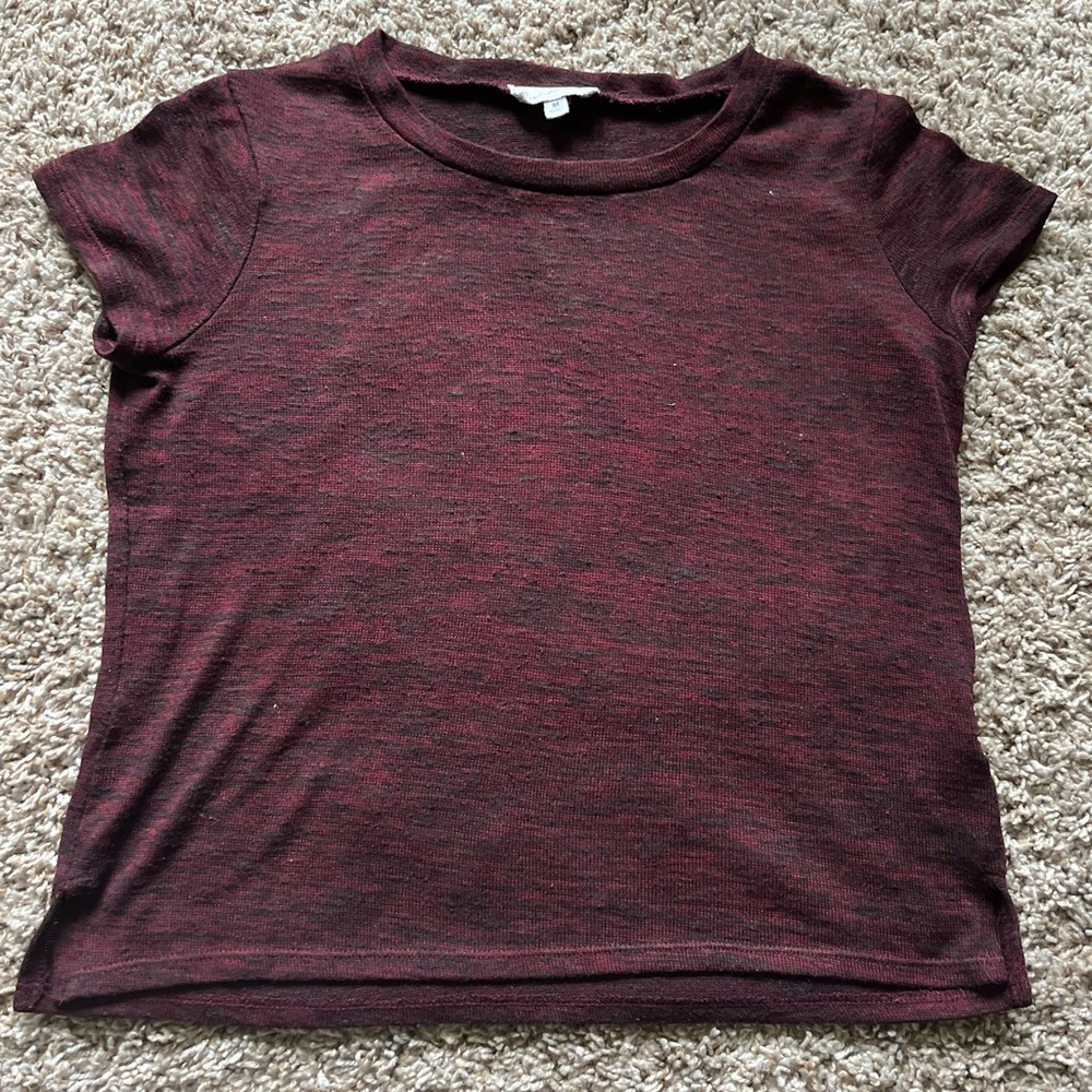 Maroon shirt